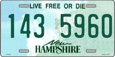 NH license plate 1435960
