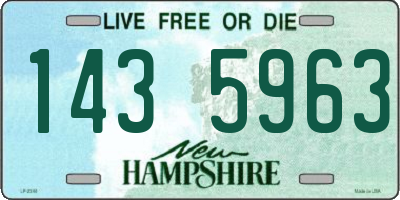 NH license plate 1435963