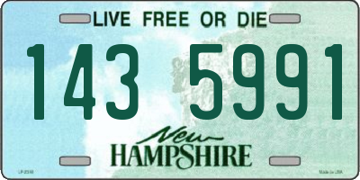 NH license plate 1435991