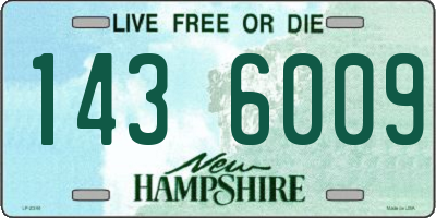 NH license plate 1436009
