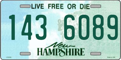 NH license plate 1436089