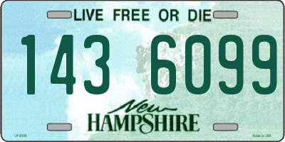 NH license plate 1436099