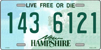 NH license plate 1436121