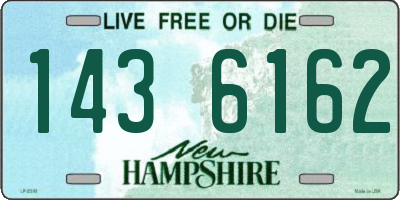 NH license plate 1436162