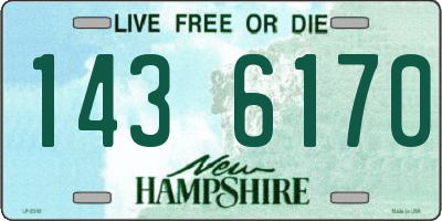 NH license plate 1436170