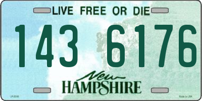 NH license plate 1436176
