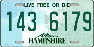 NH license plate 1436179