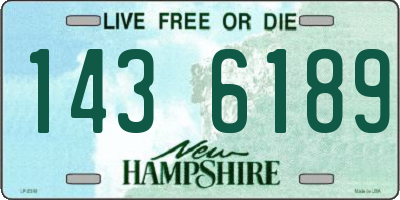 NH license plate 1436189