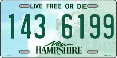 NH license plate 1436199