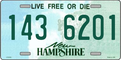 NH license plate 1436201