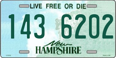 NH license plate 1436202