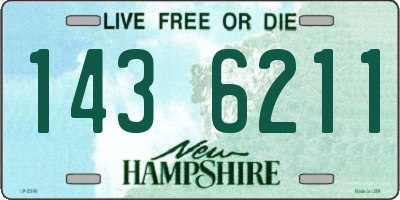 NH license plate 1436211