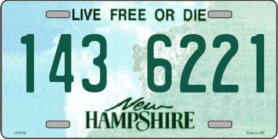 NH license plate 1436221