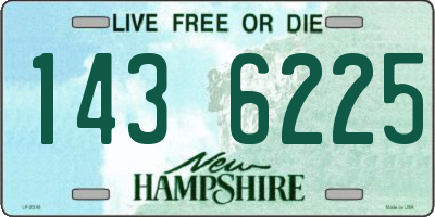 NH license plate 1436225