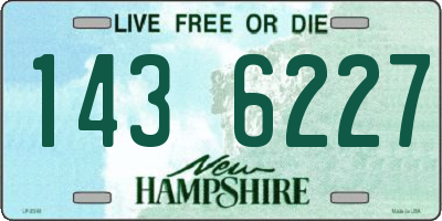 NH license plate 1436227