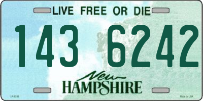 NH license plate 1436242