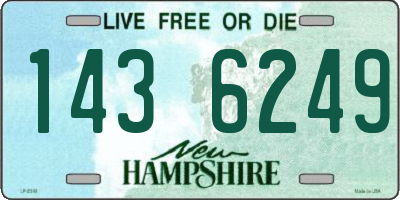 NH license plate 1436249