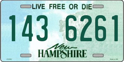 NH license plate 1436261