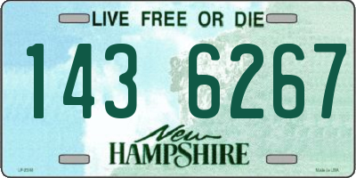 NH license plate 1436267