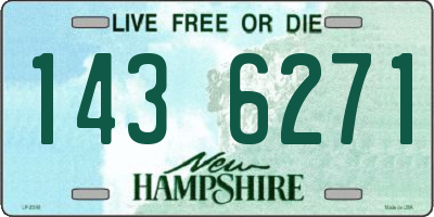 NH license plate 1436271