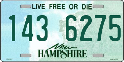 NH license plate 1436275
