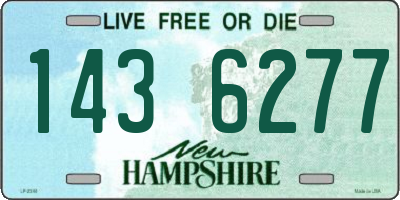 NH license plate 1436277