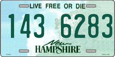 NH license plate 1436283