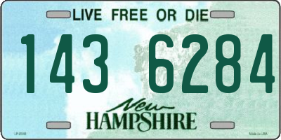 NH license plate 1436284