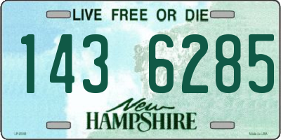 NH license plate 1436285