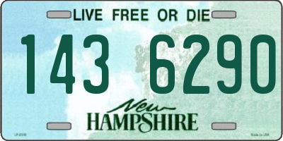 NH license plate 1436290