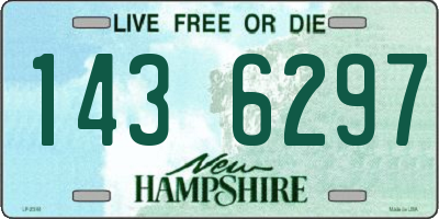 NH license plate 1436297