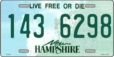 NH license plate 1436298