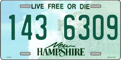 NH license plate 1436309