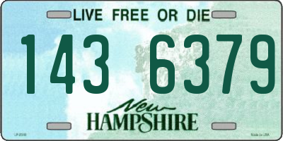 NH license plate 1436379