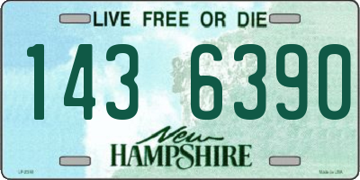 NH license plate 1436390