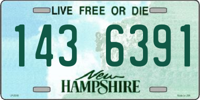 NH license plate 1436391