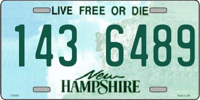 NH license plate 1436489