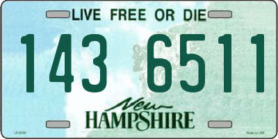 NH license plate 1436511