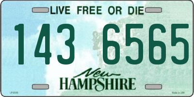 NH license plate 1436565