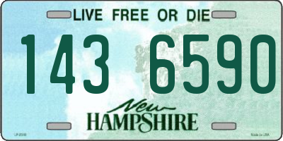 NH license plate 1436590