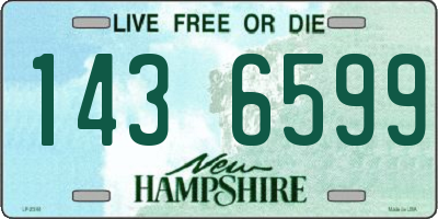 NH license plate 1436599