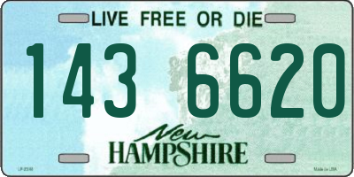 NH license plate 1436620