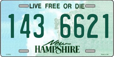 NH license plate 1436621