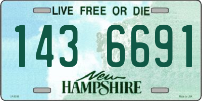 NH license plate 1436691