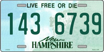 NH license plate 1436739