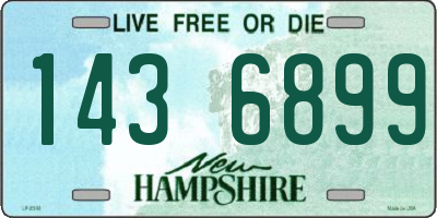 NH license plate 1436899