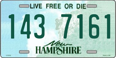 NH license plate 1437161
