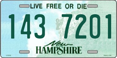 NH license plate 1437201