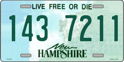 NH license plate 1437211
