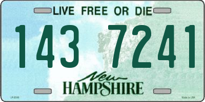 NH license plate 1437241